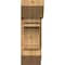 Ekena Millwork Olympic Slat Rough Sawn Bracket w/ Offset Brace, Western Red Cedar, 8"W x 20"D x 24"H BKT0806X20X24OLY06RWR - alternate 4